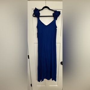 Vince Camuto Blue Cover Up Maxi Dress